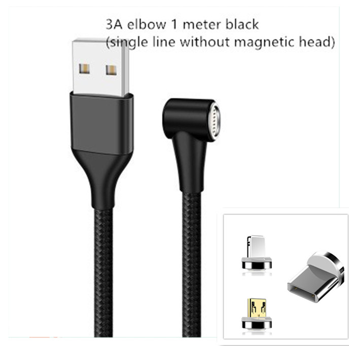 Compatible with Apple , Magnetic USB Cable Fast Charging Micro USB Type C Data Wire Cord Magnet Charger Mobile Phone Cable - Image 13