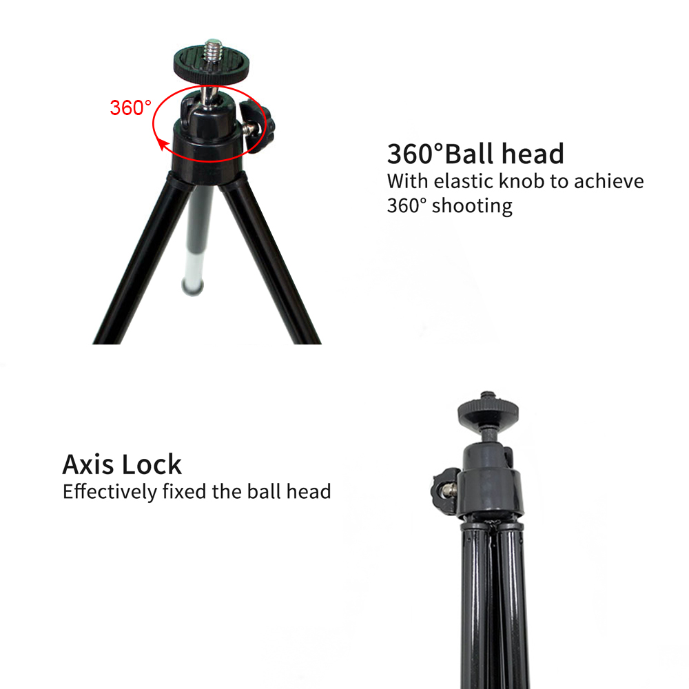 Compatible WithApple, Compatible WithApple , Universal Mini Flexible Tripod Stand ForCanonNikon Digital Cameras Camcorder - Image 5