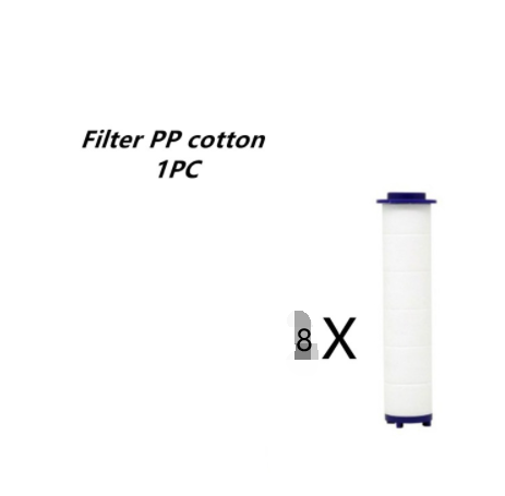 Propeller Driven Shower Head With Stop Button And Cotton Filter Turbocharged High Pressure Handheld Shower Nozzle - Image 58