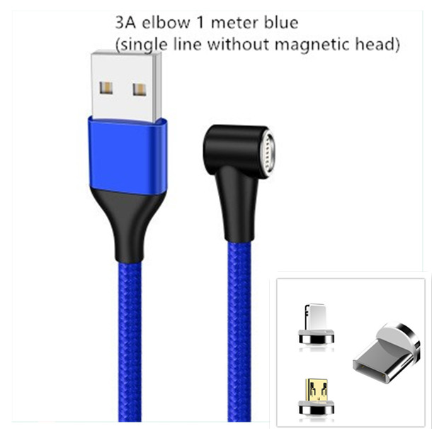 Compatible with Apple , Magnetic USB Cable Fast Charging Micro USB Type C Data Wire Cord Magnet Charger Mobile Phone Cable - Image 7