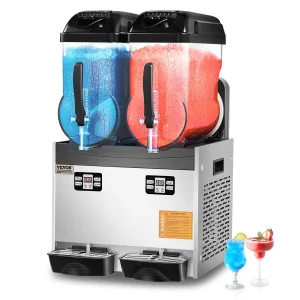 VEVOR 3-36L Commercial Slushy Machine 1-3 Tanks Stainless Steel Margarita Smoothie Frozen Drink Maker for Home Party Restaurants