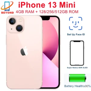 Apple iPhone 13 Mini 13Mini Original 5.4" OLED 128/256/512GB ROM A15 Bionic IOS Face ID NFC Unlocked 5G 99% New Mobile Phone