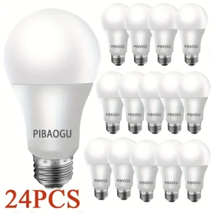 24pcs LED Bulb Lamps E27 E14 B22 AC220V Light Bulb 20W 18W 15W 12W 9W 6W 3W Lampada Living Room Home LED Bombilla