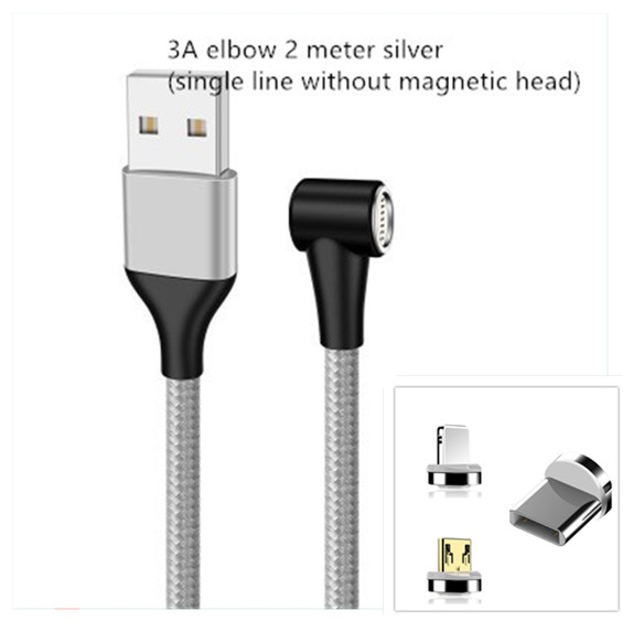 Compatible with Apple , Magnetic USB Cable Fast Charging Micro USB Type C Data Wire Cord Magnet Charger Mobile Phone Cable - Image 12