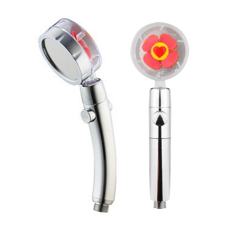 Propeller Driven Shower Head With Stop Button And Cotton Filter Turbocharged High Pressure Handheld Shower Nozzle - Image 60