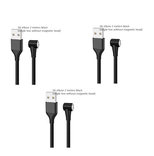 Compatible with Apple , Magnetic USB Cable Fast Charging Micro USB Type C Data Wire Cord Magnet Charger Mobile Phone Cable - Image 33